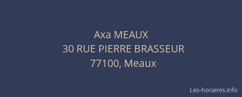 Axa MEAUX