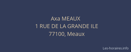 Axa MEAUX