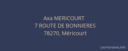 Axa MERICOURT