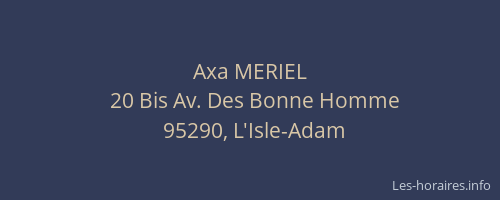Axa MERIEL