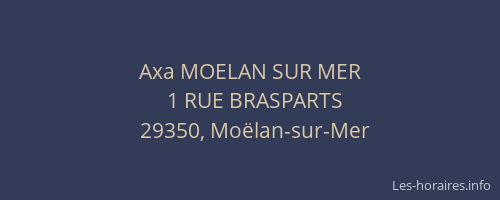 Axa MOELAN SUR MER