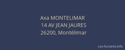 Axa MONTELIMAR