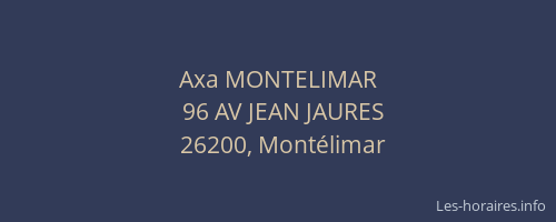 Axa MONTELIMAR