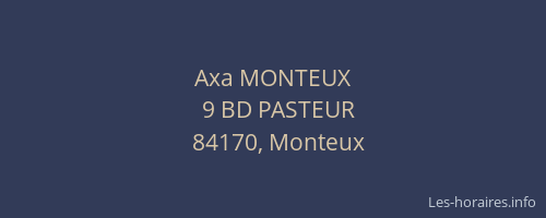 Axa MONTEUX