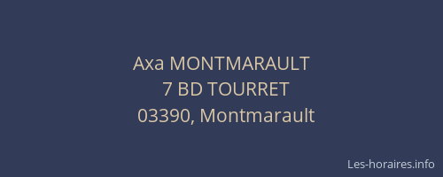 Axa MONTMARAULT