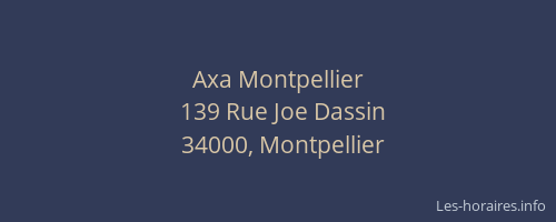 Axa Montpellier
