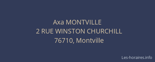 Axa MONTVILLE