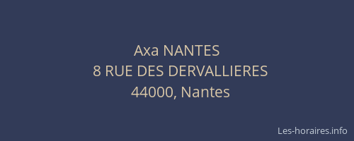 Axa NANTES