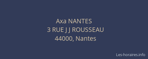 Axa NANTES