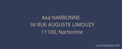 Axa NARBONNE