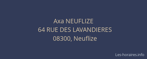 Axa NEUFLIZE