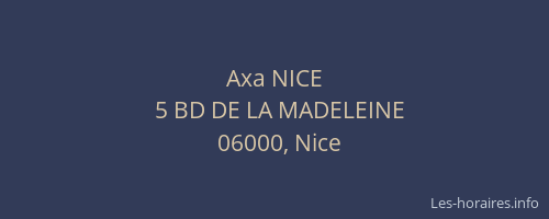 Axa NICE
