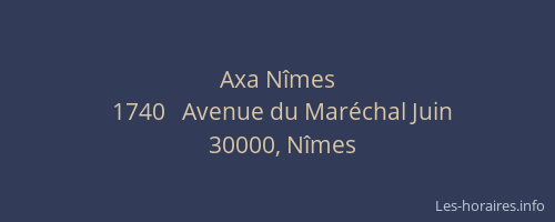 Axa Nîmes
