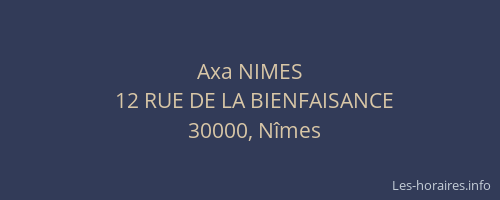 Axa NIMES