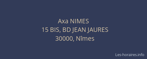 Axa NIMES