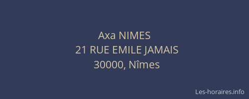 Axa NIMES