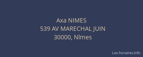 Axa NIMES