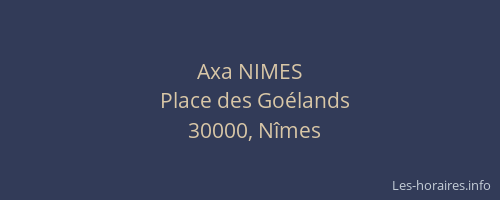 Axa NIMES
