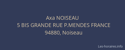 Axa NOISEAU