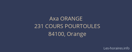 Axa ORANGE