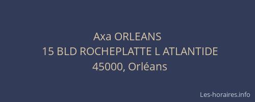 Axa ORLEANS