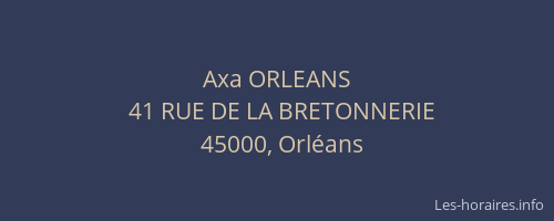 Axa ORLEANS