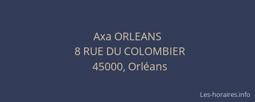Axa ORLEANS