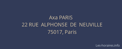 Axa PARIS