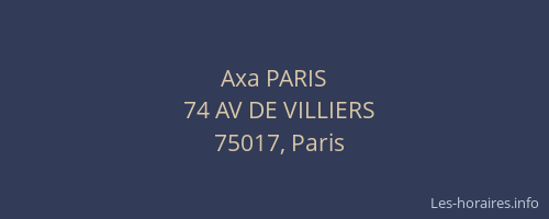 Axa PARIS