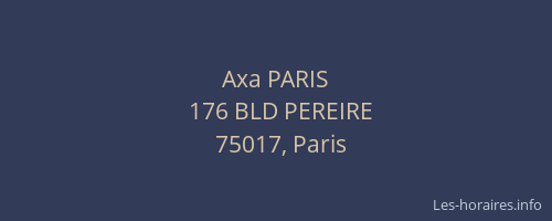 Axa PARIS