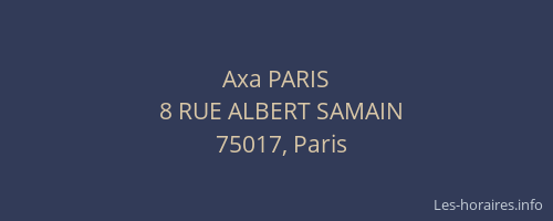 Axa PARIS