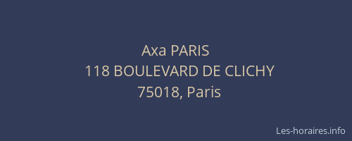 Axa PARIS