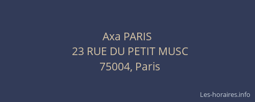 Axa PARIS