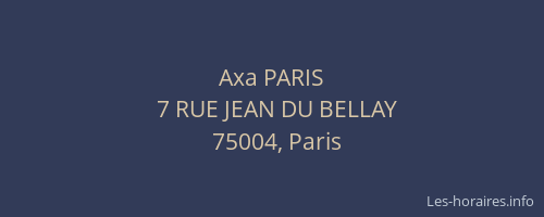 Axa PARIS
