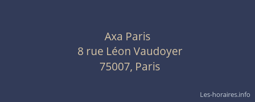 Axa Paris