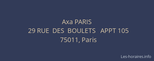 Axa PARIS