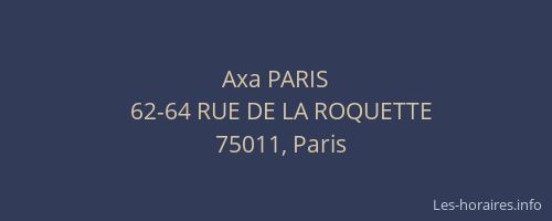 Axa PARIS
