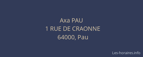 Axa PAU