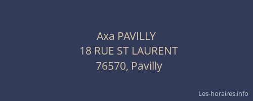 Axa PAVILLY