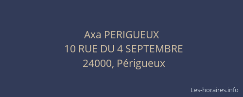 Axa PERIGUEUX