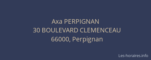 Axa PERPIGNAN