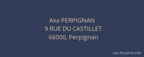 Axa PERPIGNAN