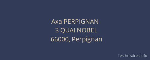 Axa PERPIGNAN