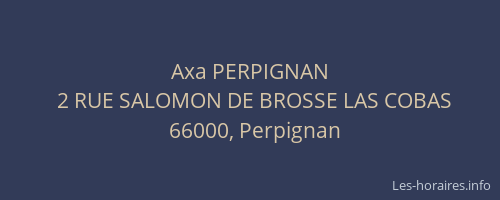 Axa PERPIGNAN