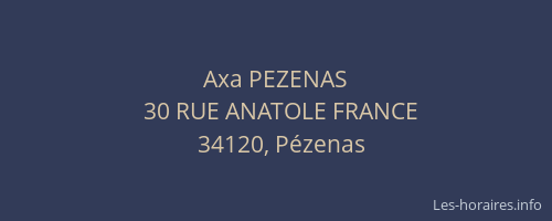 Axa PEZENAS