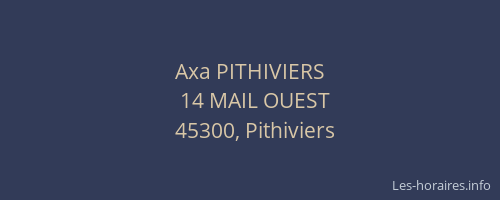 Axa PITHIVIERS