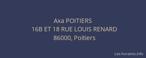 Axa POITIERS