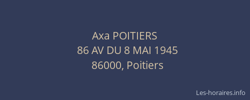 Axa POITIERS