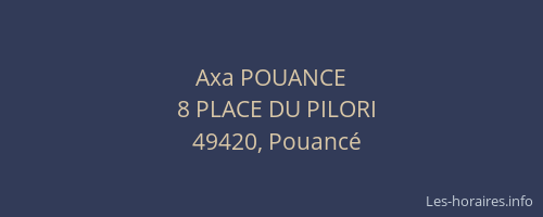 Axa POUANCE