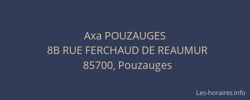 Axa POUZAUGES